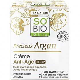 SO BIO - Crème Anti Âge Argan Bio 50Ml - Lot De 2