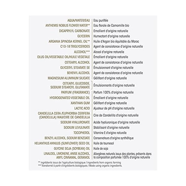 SO BIO - Crème Anti Âge Argan Bio 50Ml - Lot De 2