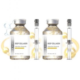 2PCS - Ampoule de levage intensif aux peptides de soie | Sérum visage hydratant, raffermissant, liftant, anti-âge, lisse les 