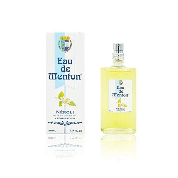 Eau de Menton - Neroli Fleur dOranger - Eau de Toilette Femme, Artisan Parfumeur en Côte dAzur 50ml lot de 1 