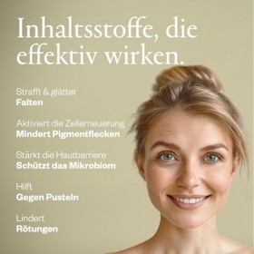 SANKT LEONHARDS Crème raffermissante anti-âge pour le visage - 30 ml - Effet lifting naturel et un teint plus lisse - Avec la