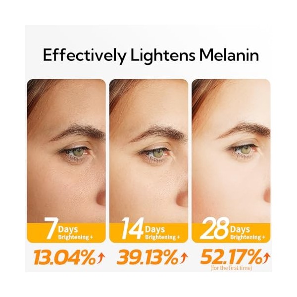 Sérum visage vitamine C 20 % 30 ml / 1 fl, nettoyant pour la peau, taches sombres, réduit les rides, sérum éclaircissant anti