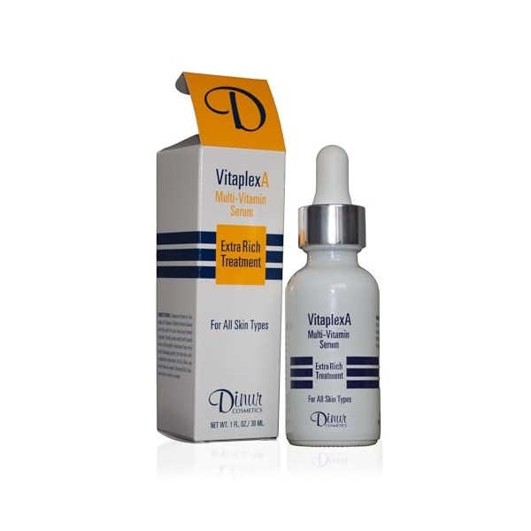 Dinur Cosmetics VitaplexA Lot de 3 ampoules multi-vitamines Traitement extra riche 14 ml 15 ml.