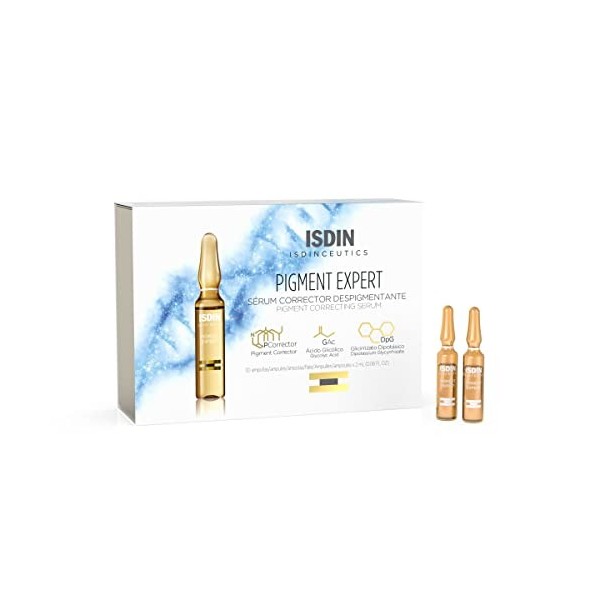 ISDIN Isdinceutics Pigment Expert 30 flacons | Sérum correcteur dépigmentant | aide à prévenir et atténuer les taches pigme