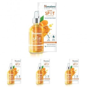 Himalaya Dark Spot Clearing Curcuma Sérum visage, réduit visiblement les taches brunes en 1 semaine, 30 ml Lot de 4 