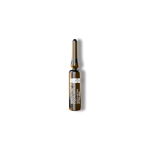 Fiole au Rétinol, Soin Professionnel Régénérant Anti-Rides pour Peaux Matures 20 x 2 ml – Vitamine A & Rétinol Stabilisé, Ger