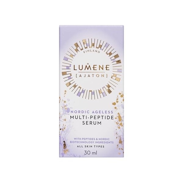 Sérum anti-rides multi-peptides LUMENE Nordic Ageless [Ajaton] | Raffermit et lisse la peau grâce aux peptides pro-collagène 