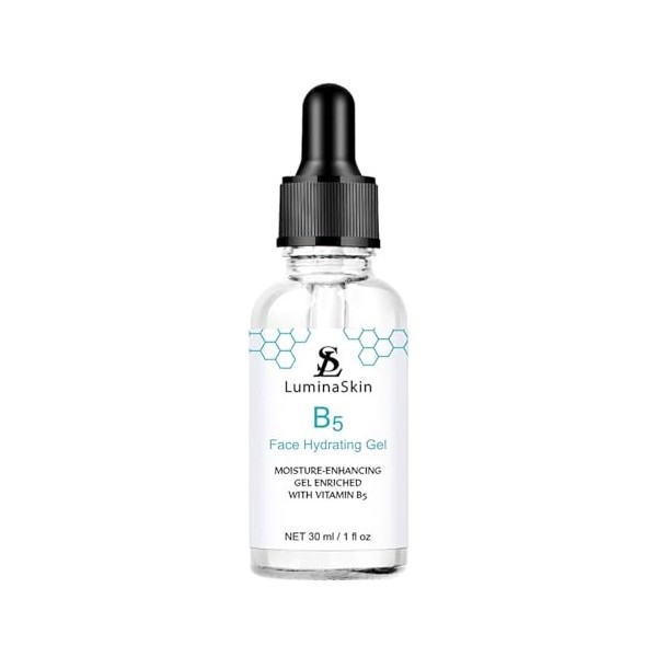 LuminaSkin Hyalu B5 Gel hydratant pour la peau, Hyalu B5 Sérum à lacide hyaluronique pur pour le visage, avec vitamine B5, s