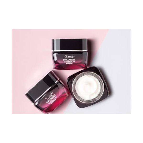 Santo Volcano Spa Bougainvillea 24H Crème hydratante et anti-rides pour le visage et les yeux 50 ml à lextrait de bougainvil