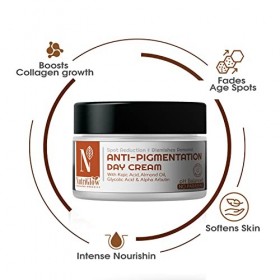 NUTRIGLOW Anti-Pigmentation Day Cream for Spot Reduction, All Skin Types, 50gm