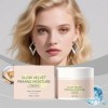 Crème hydratante Glow-Velvet Priming, base de maquillage longue tenue et minimisateur de pores, soin hydratant quotidien pour...