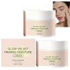 Crème hydratante Glow-Velvet Priming, base de maquillage longue tenue et minimisateur de pores, soin hydratant quotidien pour...