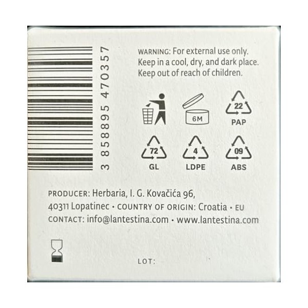 Lantestina Complexion Bliss Cream Crème Hydratante Visage avec Acide Hyaluronique Végétal, Huiles de Graines Pressées à Froid