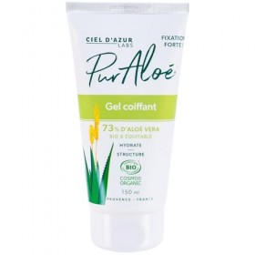 PURALOE – Gel Hydratant Apaisant à l’Aloe Vera Bio, Soin Naturel pour Peaux Sensibles Tube 150mL - Le Lot De 2
