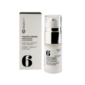 FERME BLEUE | 6 Gouttes Jeunesse 15 ml Sérum visage hydratant et antioxydant.Concentré pour neutraliser la détérioration cell
