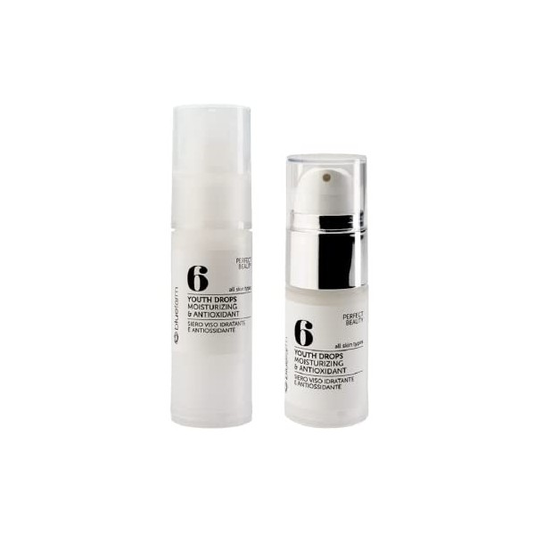 FERME BLEUE | 6 Gouttes Jeunesse 15 ml Sérum visage hydratant et antioxydant.Concentré pour neutraliser la détérioration cell