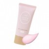 Club Suppin Cream C Pastel Rose Scent - Tone-Up Skincare Cream & Makeup Base - Hydrating Finish for Bare-Looking Skin - Made 