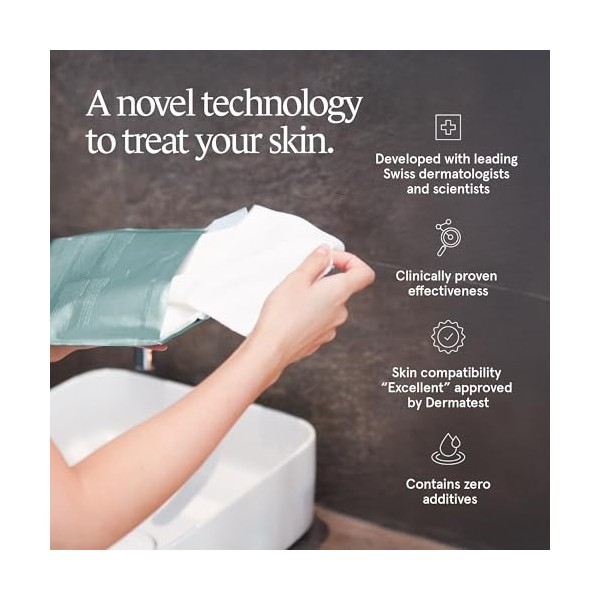 Skin Clear Adult - Soin des peaux grasses avec boutons et points noirs à partir de 22 ans - Boîte pour 28 jours - Végétalien 