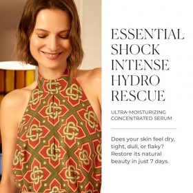 Natura Bissé Essential Shock Intense Hydro Rescue - Sérum hydratant réparateur avec AquaMagnet, Niacinamide, Aloe Vera, Panth