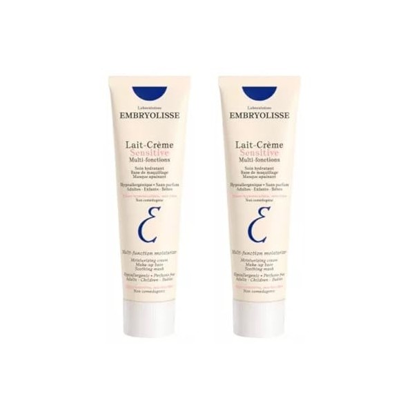 Lait-Crème Sensitive | Hydratant & Nutritif | Soin - Maquillage - Masque | Multi-fonctions | Adultes - Enfants - Bébés | Peau