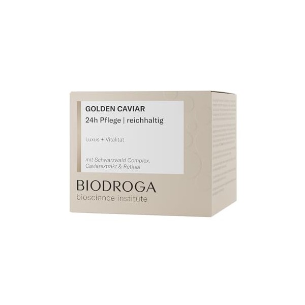 BIODROGA Bioscience Institute Golden Caviar Soin nourrissant et hydratant pour peaux sèches et exigeantes 50 ml 50 ml