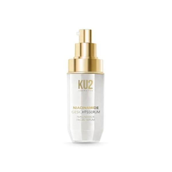 KU2 Cosmetics Sérum Niacinamide | Sérum pour le visage réduit les imperfections | équilibre le teint et réduit les pores | Id