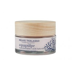 Relais Thalasso Cosmétique® Crème jour Hydratante Aquapulpe-Repulpe–Algue Laminaire+Acide Hyaluronique+Eau de source Marine –