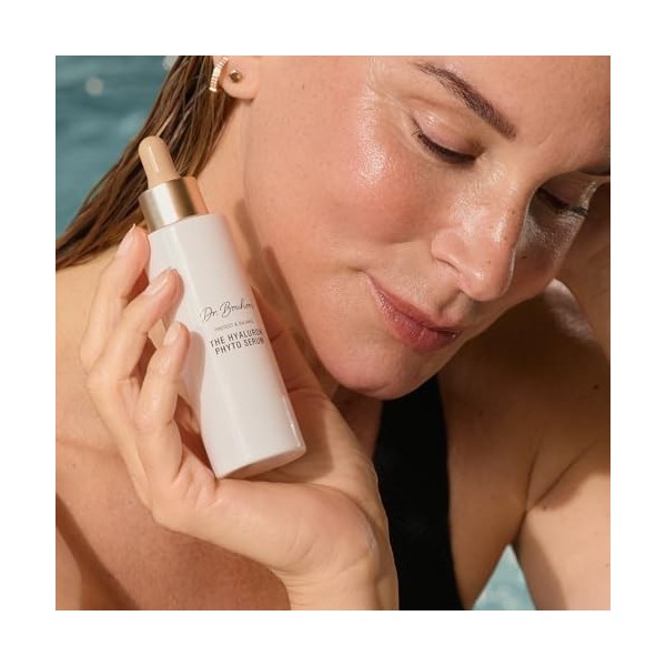 Dr. Bouhon - The Hyaluron Phyto Sérum 50 ml – Sérum pour le visage avec acide hyaluronique 4 fois, phytoestrogènes et zinc 