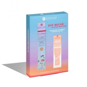 ERBORIAN | Coffret Duo Peau Parfaite | CC Crème Clair 45ml & Super BB Concealer Clair 10ml | Teint unifié, peau sublimée | Id...