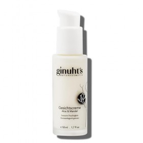 ginuht´s Crème de jour pour le visage 100 % bio pour une hydratation intense | Crème hydratante pour le visage | Crème de jou...