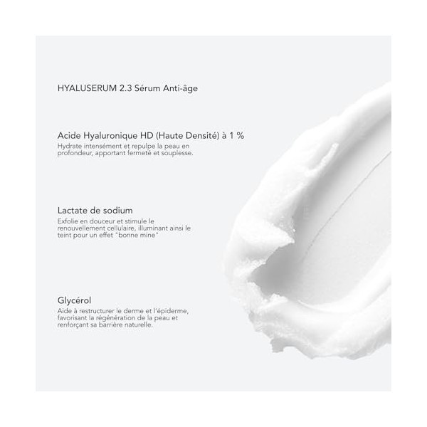 Innoderm | HYALU 2.3 Sérum anti-age Réparateur Hydratant & Repulpant | Booster dhydratation | Anti-rides & Raffermissant | C ...