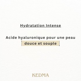 Kedma - Sérum de Jour Elixir Enrichi en Acide Hyaluronique et Vitamines A & E - Hydratant et Raffermissant - 30g