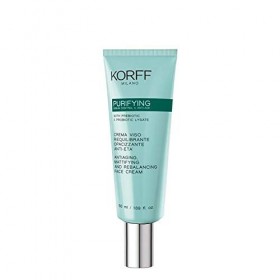 Korff Purifying Crema Viso Riequilibrante Opacizzante Anti Età 50 ml Crème Jour et Nuit