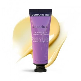 Crème anti-âge du complexe DERMAdoctor Kakadu C 1% Retinol + 12% C Ferulic & E 1.01 fl.oz Crème Jour et Nuit