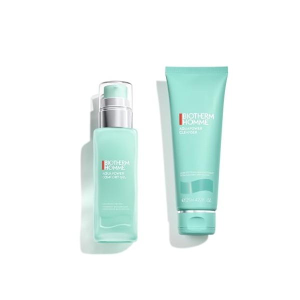 Duo Hydratation : Nettoyant visage Aquapower 125ml + Gel visage Aquapower ultra-hydratant Peau Sèche 75ml 