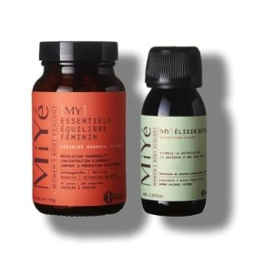 MiYé | Pack Elixir detox + Complément équilibre hormonal | Ashwagandha, melisse, vitamine B, zinc, bardane, ortie | Contre le...