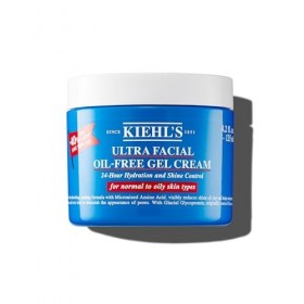 Kiehls, Gel-Crème Visage Ultra Facial pour Peau Normale à Grasse, Anti-Brillance, Contrôle lExcès de Sébum, Atténue les Por C...