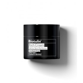 Biotulin - Rich Cream 50ml - Crème hydratante anti-rides au Spilanthol et à lAcide Hyaluronique - Peau repulpée et intenséme ...