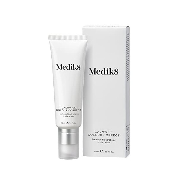 Medik8 Calmwise Colour Correct Crème neutralisante pour rougeurs Sattaque aux signes visibles de rougeurs et de vieillisseme ...