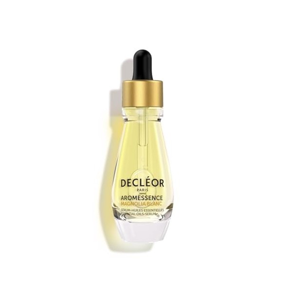 Decléor Aromessence Magnolia Blanc Sérum Huile Visage Régénérant, Soin Anti-Âge pour Redensifier la Peau, Lisser les Rides et...