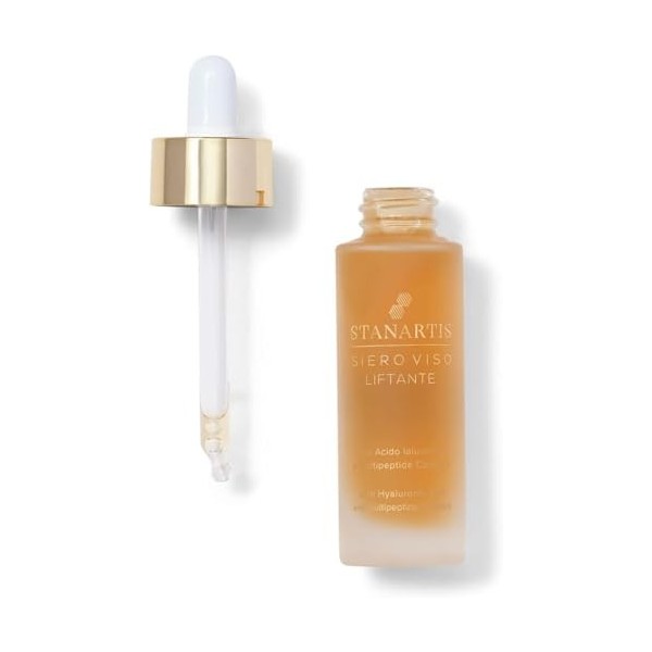 Stanartis - Sérum Visage Liftant - Anti-rides, Lissant aux 7 Peptides - 30 ml Crème Jour et Nuit