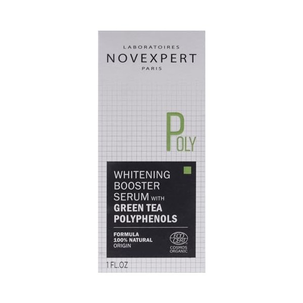 Withening Booster Serum with Green Tea Polyphenols by Novexpert for Women - 1 oz Serum