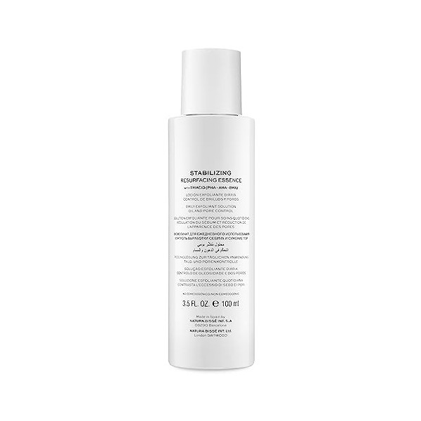 Natura Bissé Stabilizing Resurfacing Essence | Lotion Exfoliante Visage Quotidienne avec Gluconolactone, Acide Salicylique, N...