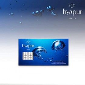 hyapur Ampoules à lacide hyaluronique 7 x 1,5 ml avec acide hyaluronique hautement concentré pour une peau plus repulpée et 