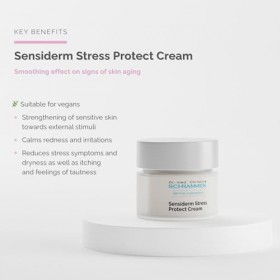 Dr. med. Cristine Schrammek Crème protectrice Sensiderm Stress Crème Jour et Nuit