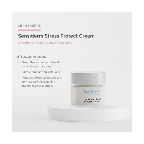 Dr. med. Cristine Schrammek Crème protectrice Sensiderm Stress Crème Jour et Nuit