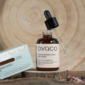 Ovaco - Sérum Double Intensify | Sérum Équilibrant Peau Sensible à Imperfections | Soin Apaisant Peau Acnéique Sensible | Rég...