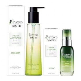 BEYOND YOUTH Gel Nettoyant Activateur de Jeunesse –147g + BEYOND YOUTH Sérum Activateur de Jeunesse – 35ml Crème Jour et Nuit