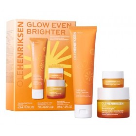 OLEHENRIKSEN Original GLOW EVEN BRIGHTER Coffret de soin avec acide hyaluronique et vitamine C Vegan 7 ml + 35 ml + 60 ml