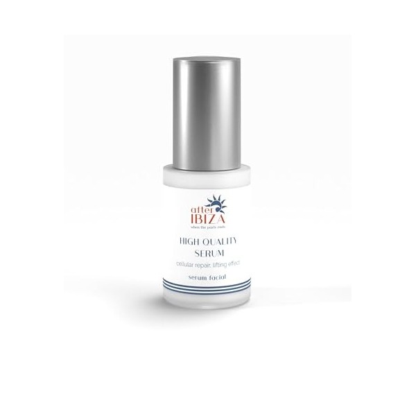 After Ibiza Sérum visage de haute qualité, effet lifting avec vitamines C, B3 et E, hydratation Crème Jour et Nuit